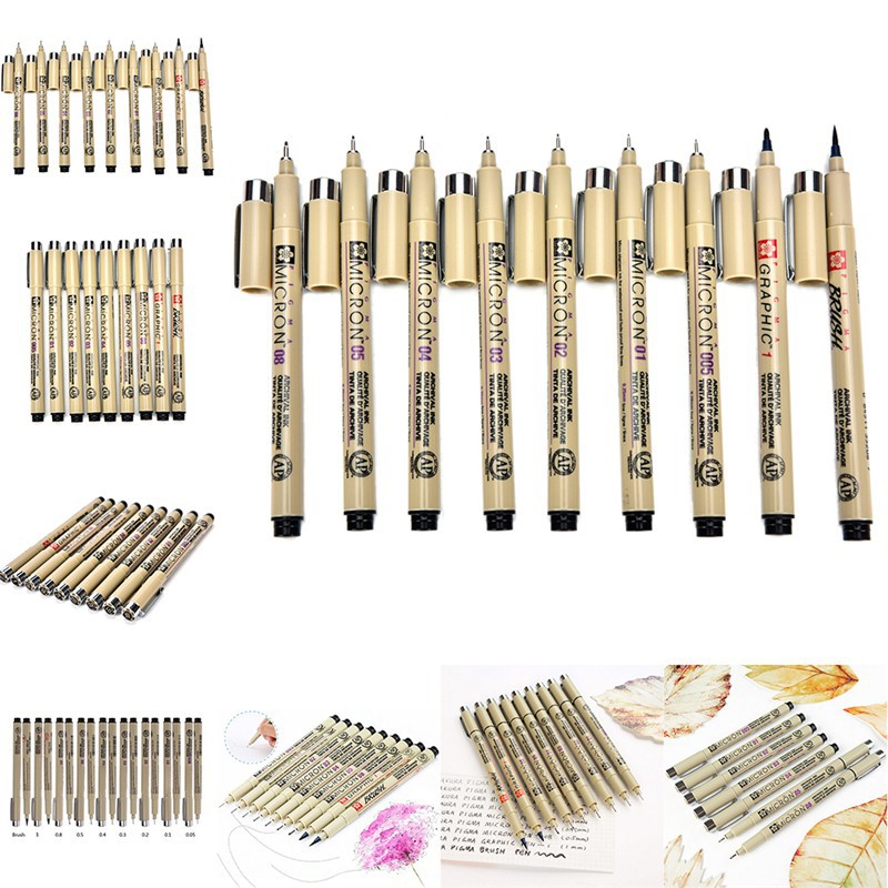 Bộ 9 Bút Lông Màu Vẽ Tranh