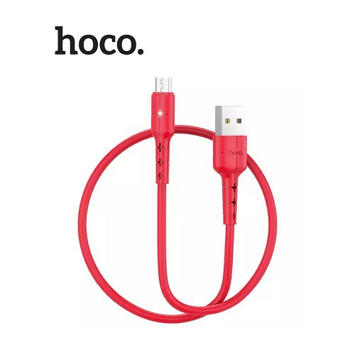 Cáp sạc nhanh báo đèn Hoco X14 Pro chân Micro dòng điện tối đa lên đến 3A dài 2M
