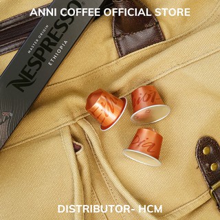 Cà Phê Viên Nén NESPRESSO Chính Hãng Dòng Ethiopia Độ Mạnh 04, New Date 2023, Hộp 10 Viên, NPP Anni Store