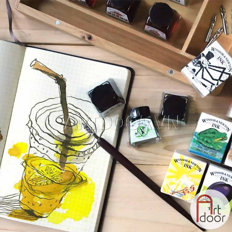[ARTDOOR] Mực vẽ WINSOR &amp; NEWTON Ink nhiều màu (14~30ml)