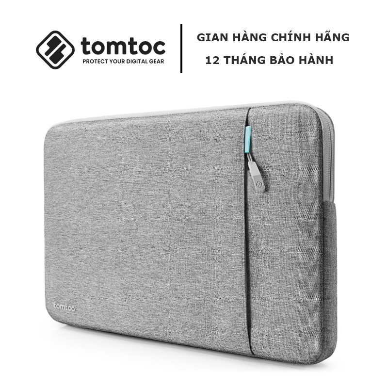 [Mã BMLT30 giảm đến 30K đơn 299K] TÚI CHỐNG SỐC TOMTOC (USA) 360° Protective MACBOOK 13/13.3/15/16" Gray - A13