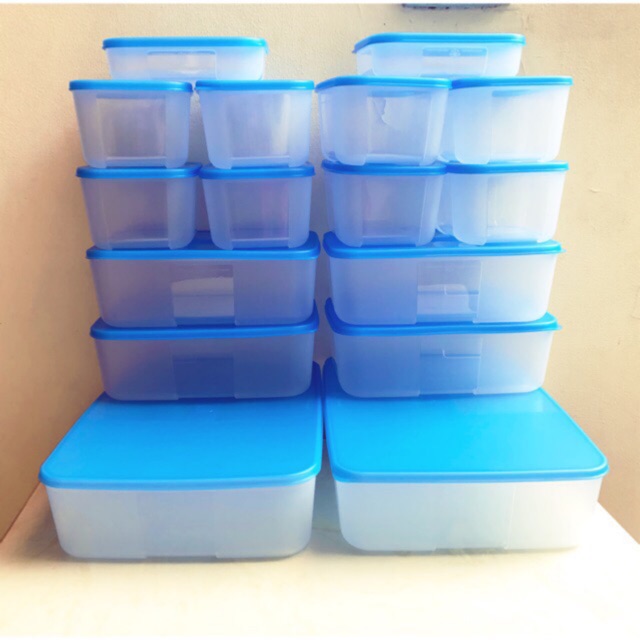 1/2 set hộp trữ đông 16 / fit 7 / 4 rainbow tupperware