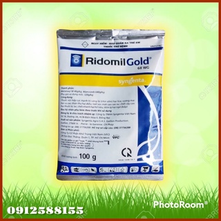 Ridomil Gold 68WP (100g) - Rildzomigol Super 68WG Thuốc Trừ Bệnh Vàng Lá, Sương Mai,Thán Thư, Xì Mủ, Thối Nõn Cây Trồng
