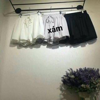 Quần voan giả váy QC 