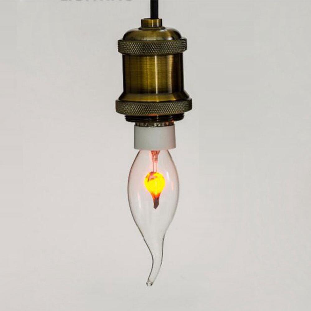 E27 Simulation Flame Fire LED Bulb 220V 3W Retro Pendant Lamp Lighting Bulb
