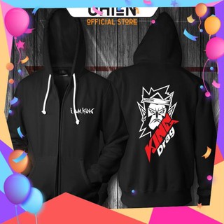 HOT- Áo Khoác King Drag Biker - Áo Khoác Nỉ Ngoại Dày Mịn - áo cực chất