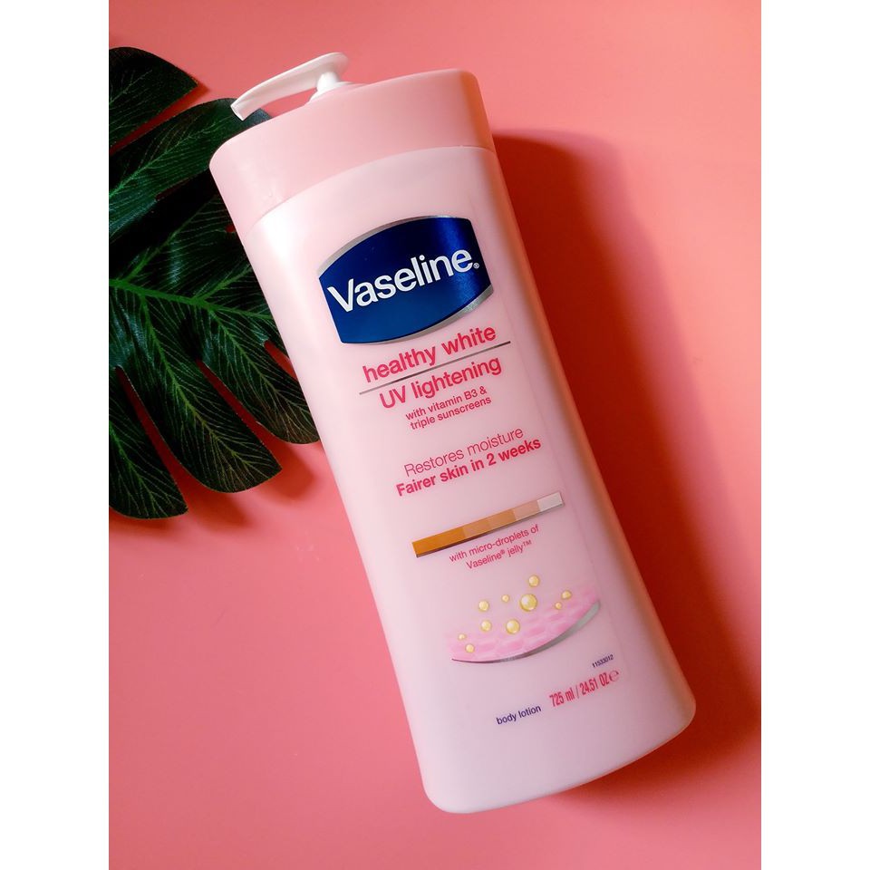 Vaseline/Sữa dưỡng thể Vaseline Healthy White UV Lightening Body Lotion 725ml