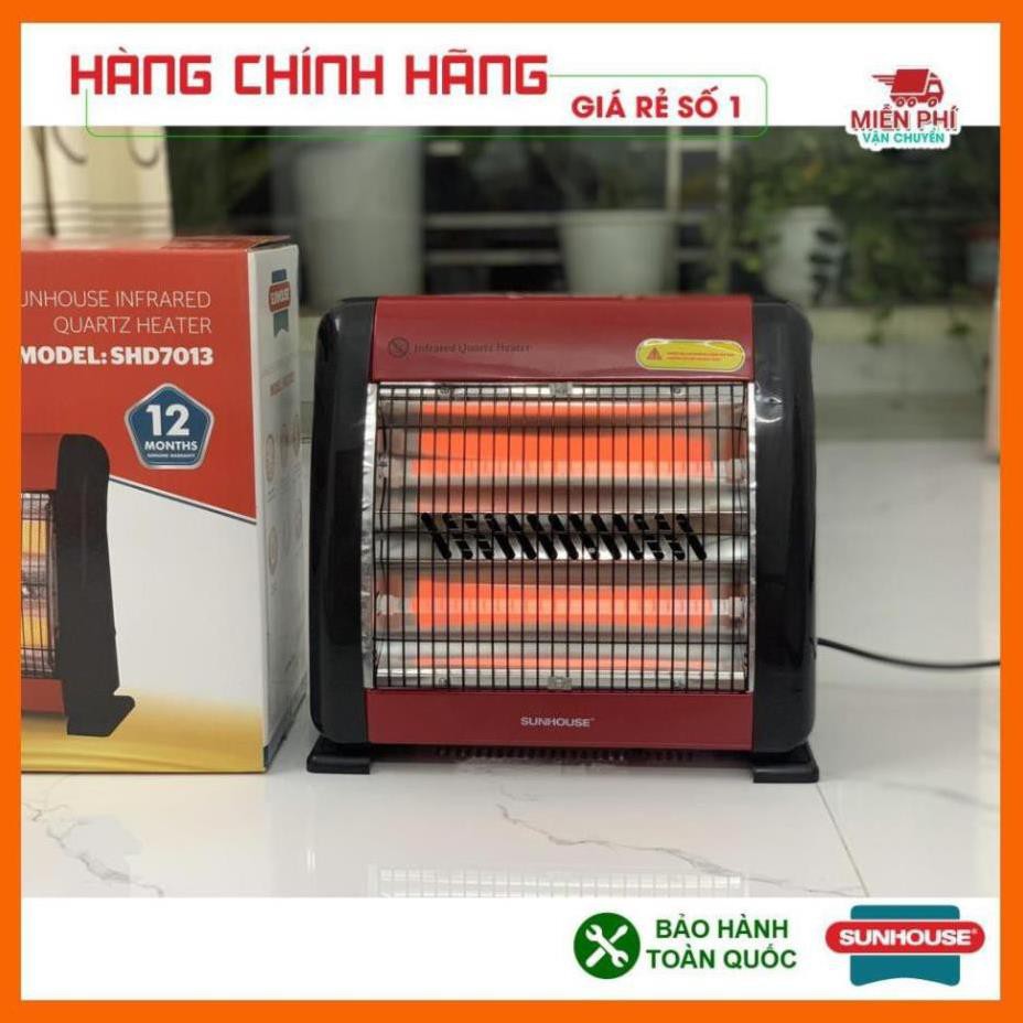 Đèn sưởi 2 bóng Sunhouse SHD7013, Máy sưởi sunhouse SHD7013, tốc độ làm ấm nhanh, tỏa nhiệt đều.