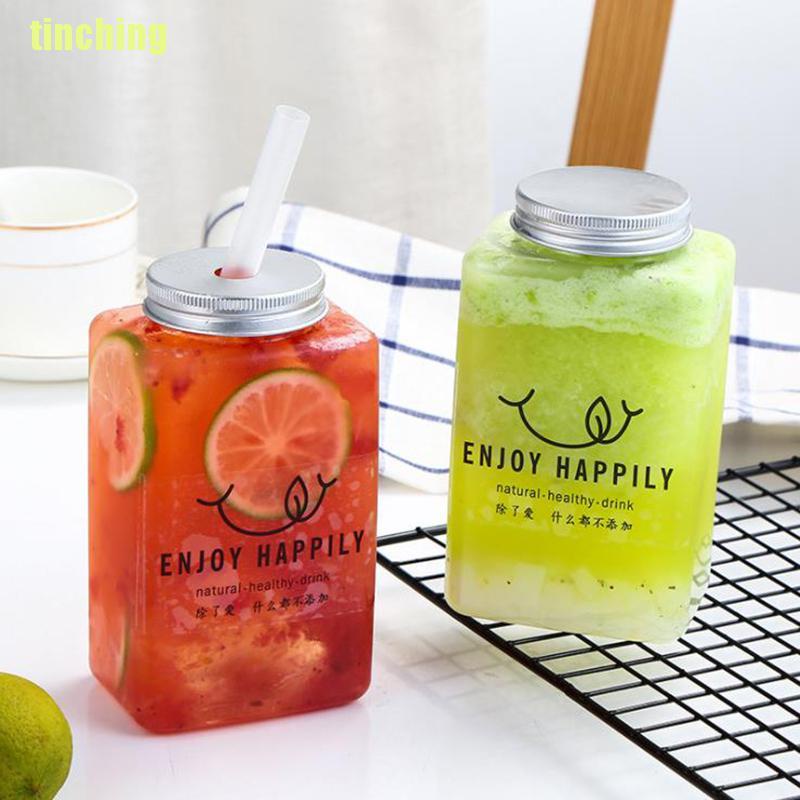 Bình Nước Nhựa 500ml Có Nắp Đậy Tiện Lợi Chất Lượng