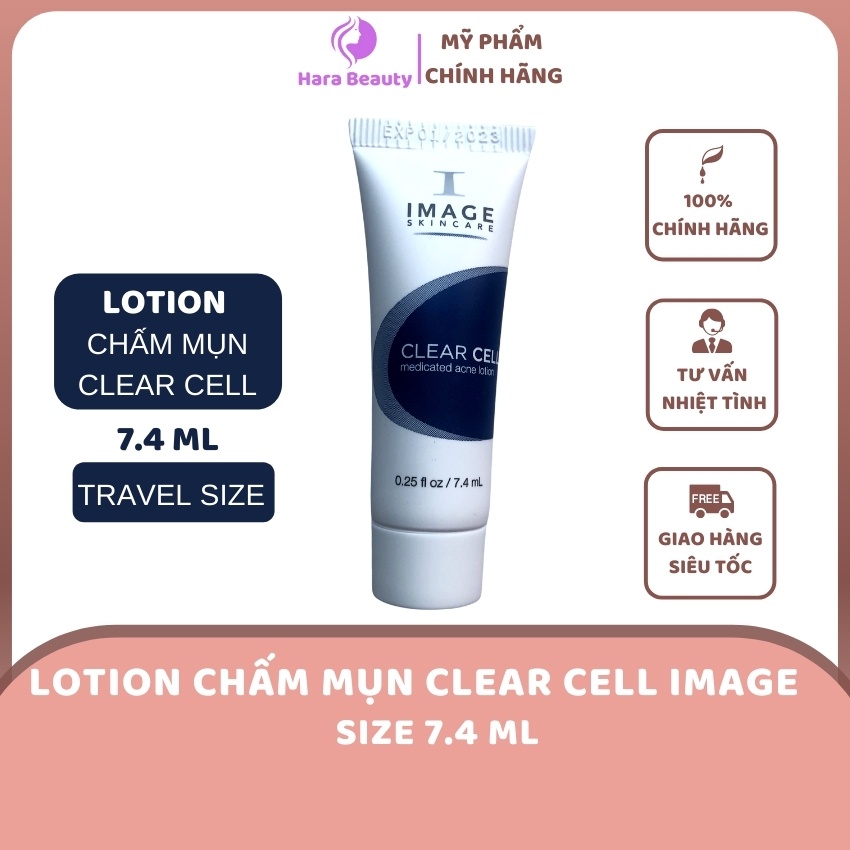 Lotion chấm mụn Image Skincare Clear Cell Medicated Acne Lotion 7.4ml HARA BEAUTY