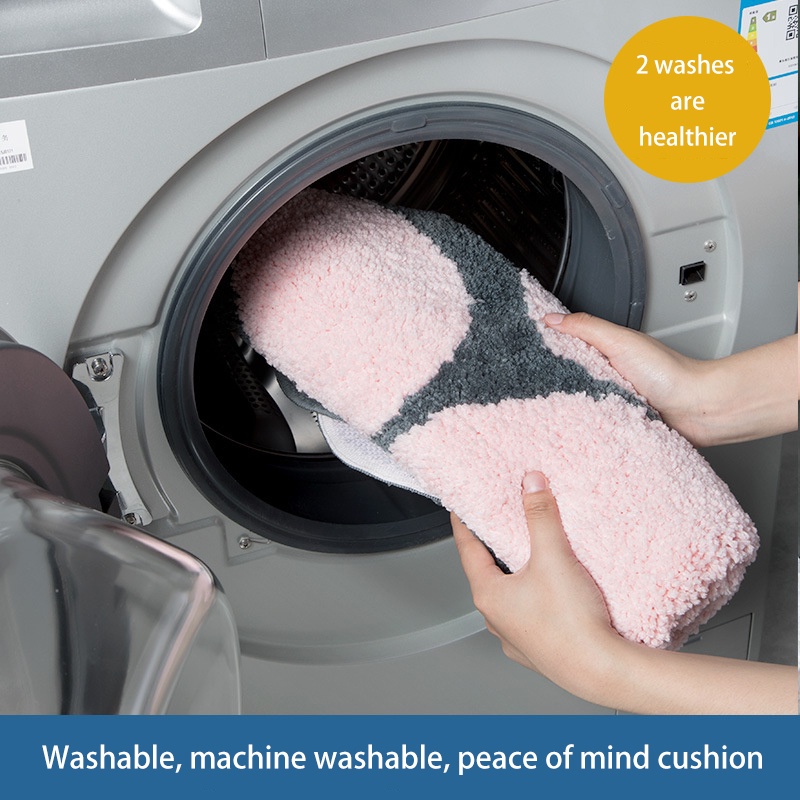 Thảm Lót Sàn Nhà Tắm Dày Thấm Hút Chống Trượt Thiết Kế Đơn Giản Phong Cách Mới