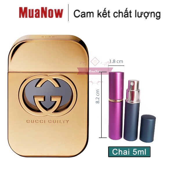 Nước hoa Gucci Guilty EDT (Hoa tử đinh hương, Hạt tiêu hồng, Quả đào)