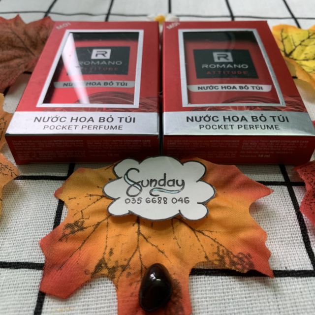 Nước hoa nam bỏ túi Romano 18ml (4 mùi hương) | BigBuy360 - bigbuy360.vn