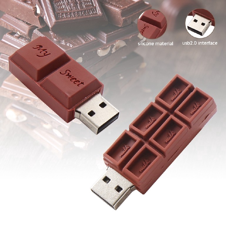 Usb 2.0 Bộ Nhớ 16gb Hình Thanh Socola