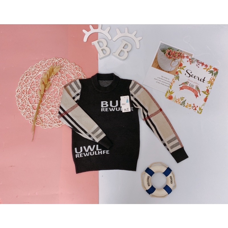 Áo Len Cho Bé Trai Size To 16-22(3-8 tuổi)
