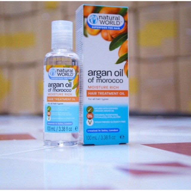 [Có sẵn] [Chính hãng] Dầu Dưỡng Tóc Argan Oil Of Morocco Moisture Rich Hair Treatment Oil 100ml