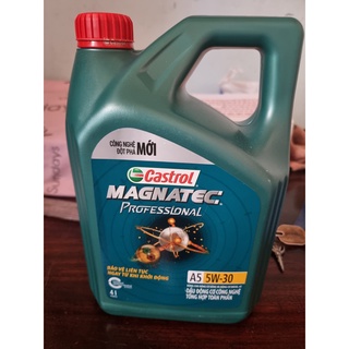 Dầu nhớt tổng hợp toàn phần cho xe ô tô Castrol MAGNATEC Professional A5 5W-30 4Lít