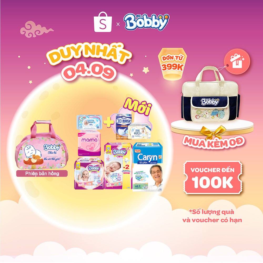 Combo Mẹ Đi Sinh - Hồng Bobby