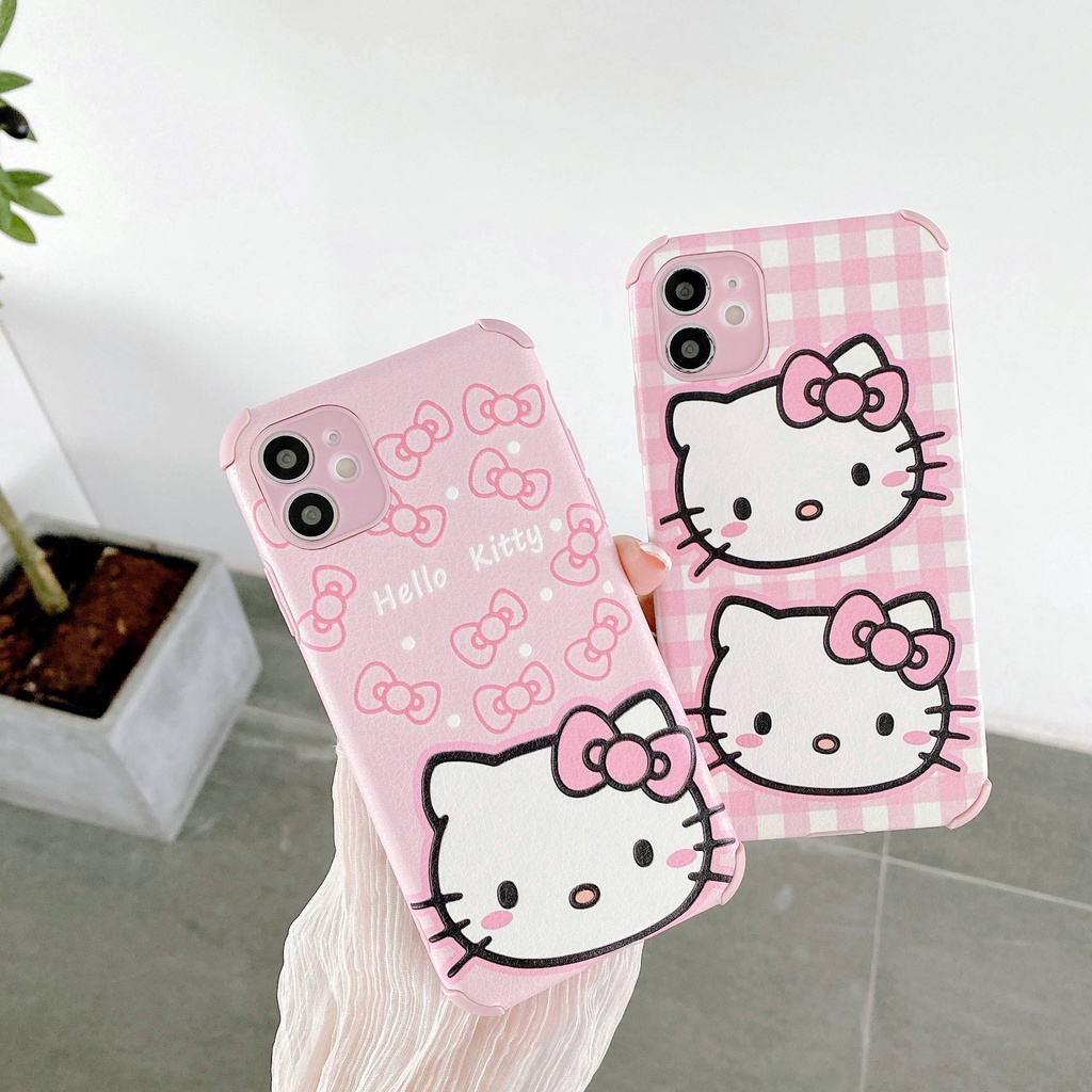 Ốp Điện Thoại Mềm Chống Sốc Hình for Hello Kitty Cho Iphone 12 11 Pro Max Xr Xsmax X Xs 7 8 Plus