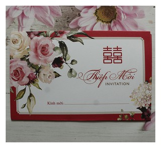 thiệp cưới 8 mẫu thiệp cưới giá rẻ -  đồng giá bao gồm in nội dung