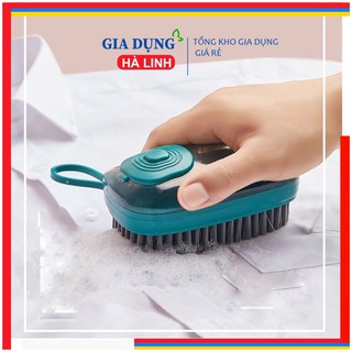 Bàn chải giặt quần áo, giặt giầy, cọ rửa đa năng – kèm nhả chất lỏng tiện dụng