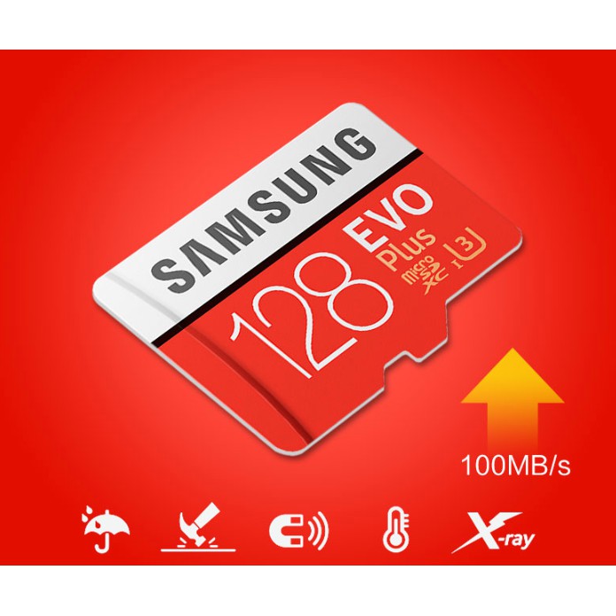 Thẻ nhớ cao cấp SDXC128G chính hãng Samsung 128Gb - Bảo hành 10 năm