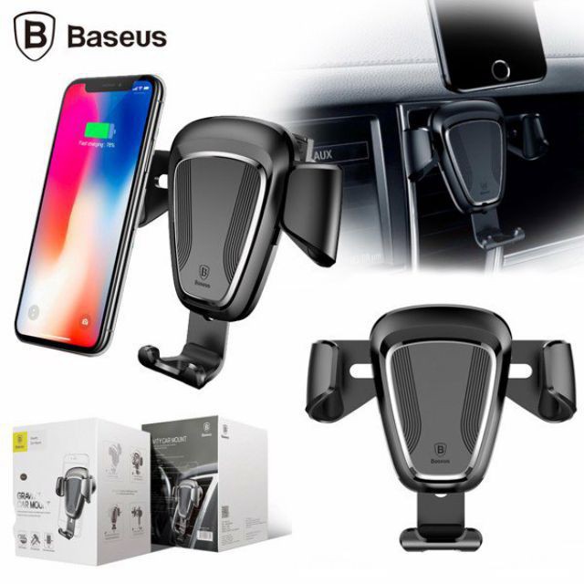 Đế giữ điện thoại khóa tự động dùng cho xe hơi Baseus Gravity Car Mount