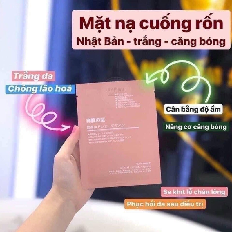 Mặt Nạ Nhau Thai Cừu Tế Bào Gốc - Mask Cuống Rốn Nhật Bản Rwine Beauty | BigBuy360 - bigbuy360.vn