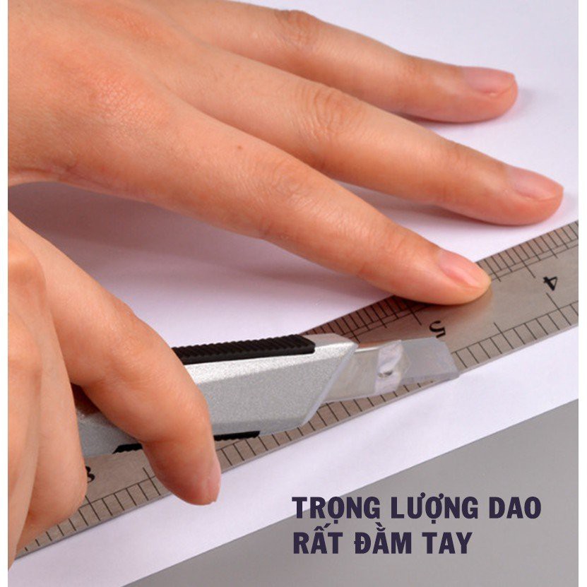 Dao rọc giấy to M&amp;G ASS91360 180mm - thân thép siêu chắc chắn