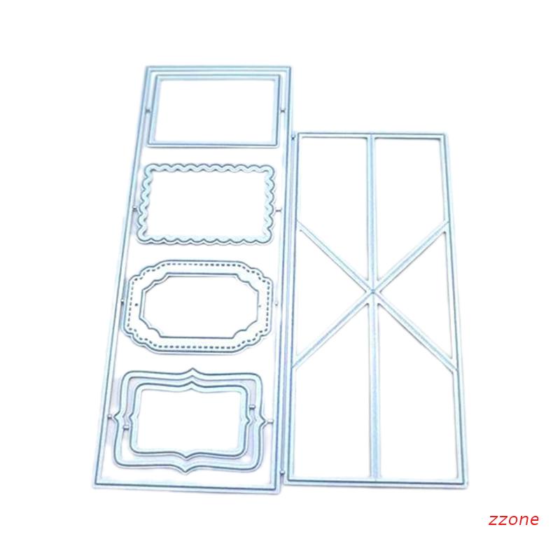 Khuôn cắt thẻ dập nổi hình phong thư bằng kim loại dùng trang trí sổ tay DIY