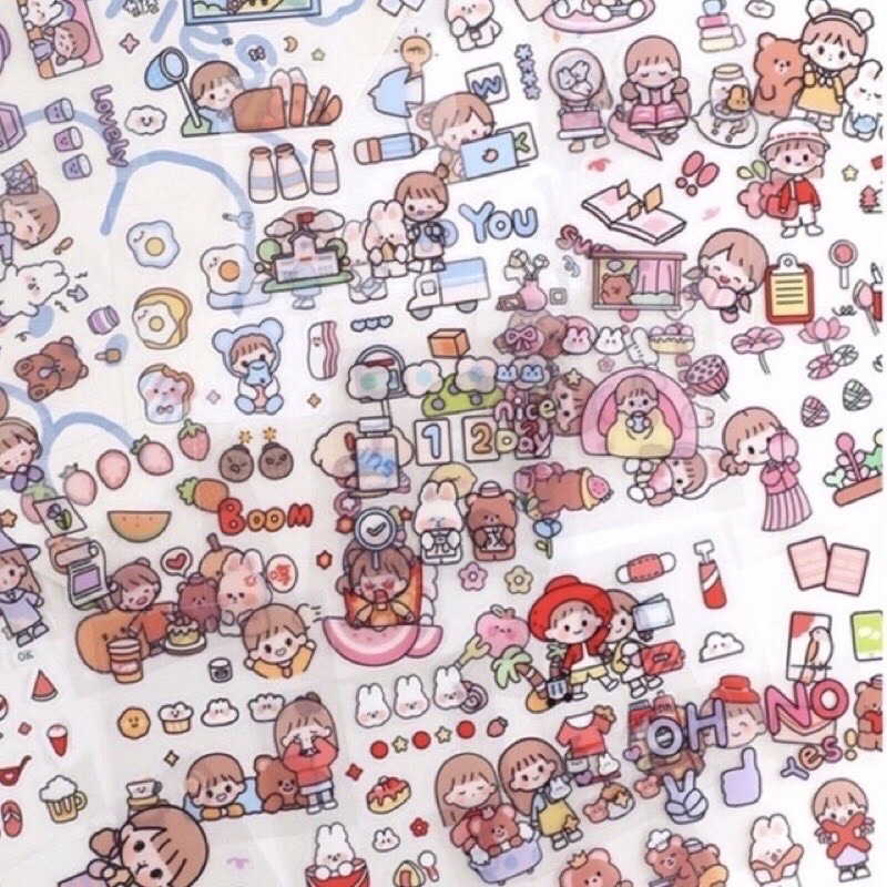 HỘP 100m STICKER TRANG TRÍ SIU RẺ