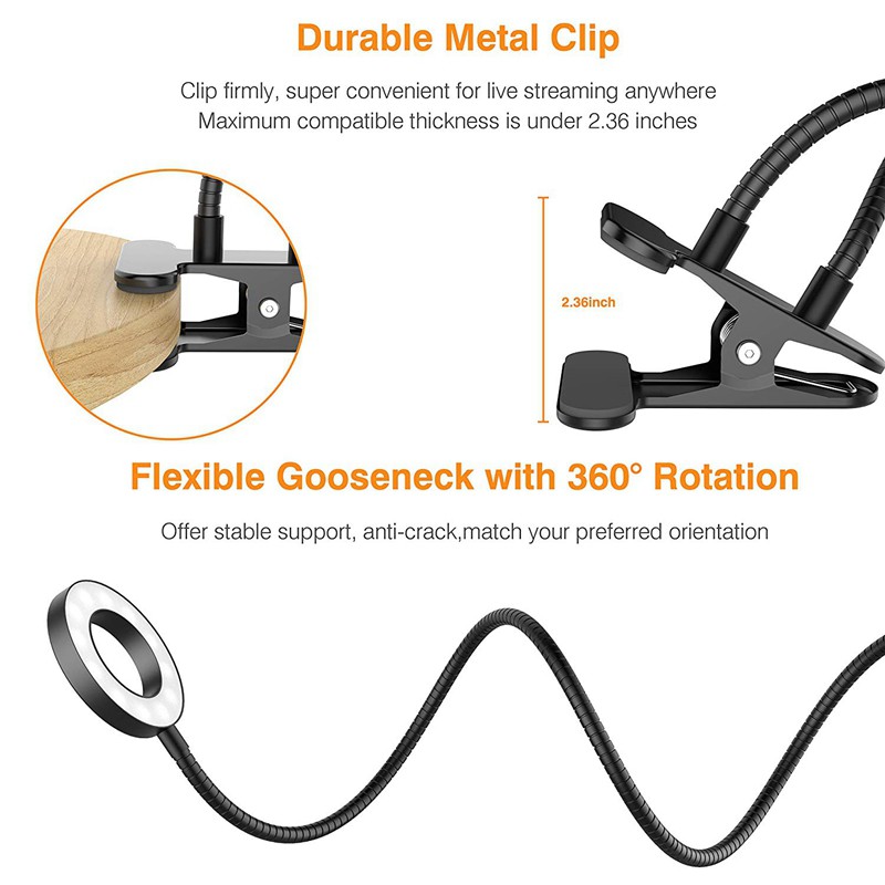 (Đang Bán) Bộ Thiết Bị Đèn Trợ Sáng Cho Máy Ảnh 3 Chế Độ E 10 | BigBuy360 - bigbuy360.vn