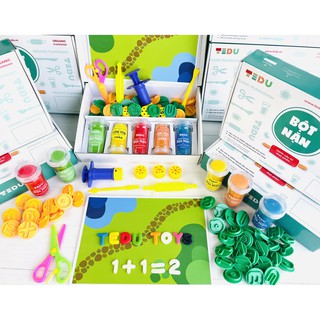 COMBO 4 BỘT NẶN ĐẤT NẶN ĐỒ CHƠI QUÀ SINH NHẬT TEDU