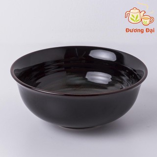 Bát tô nông đựng cơm canh men hỏa biến gốm sứ bát tràng đương đại