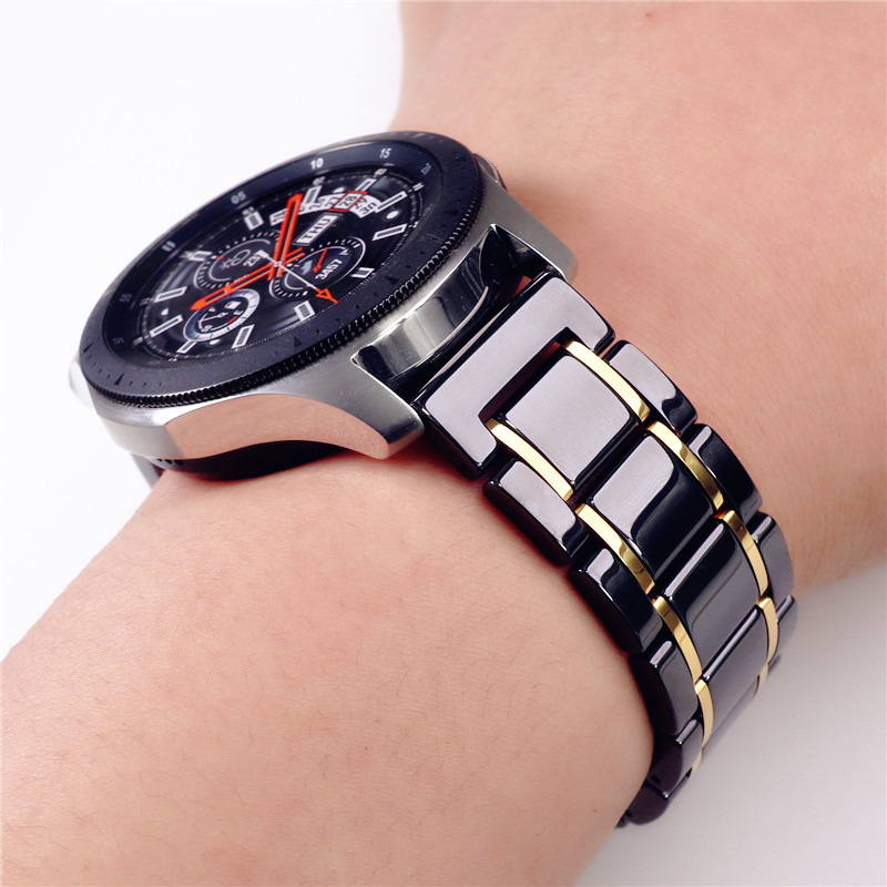 Dây đeo chất liệu gốm sang trọng 20mm 22mm dành cho đồng hồ Huami Amazfit Watch Bip Youth Pace Lite Neo 2 2S