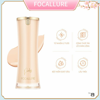 FA205 Kem nền FOCALLURE 01 dạng lỏng kiểm soát dầu che lỗ chân lông tự nhiên 30g
