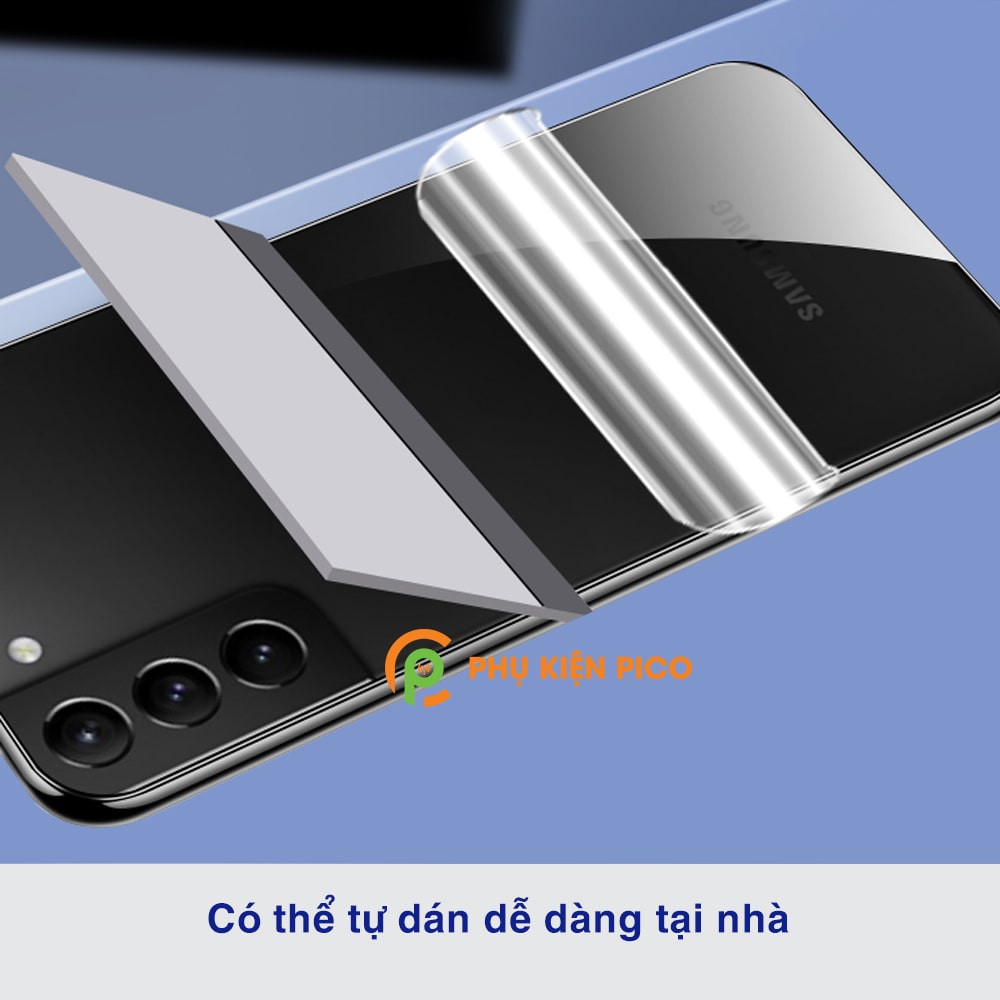 Dán lưng Samsung S21 5G full viền dẻo trong suốt PPF tự phục hồi vết xước - Dán dẻo Samsung Galaxy S21 5G