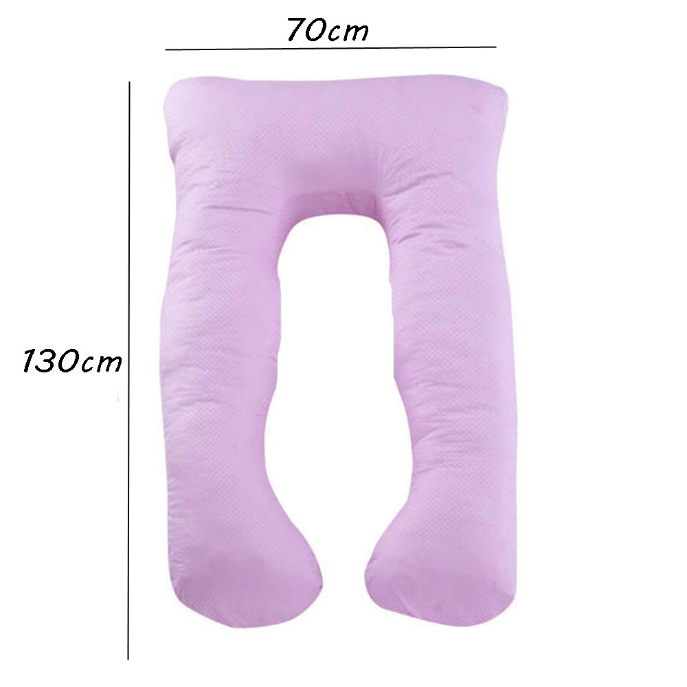 Vỏ Gối Hình Chữ U Bằng Cotton Đa Màu Sắc Cho Mẹ Bầu