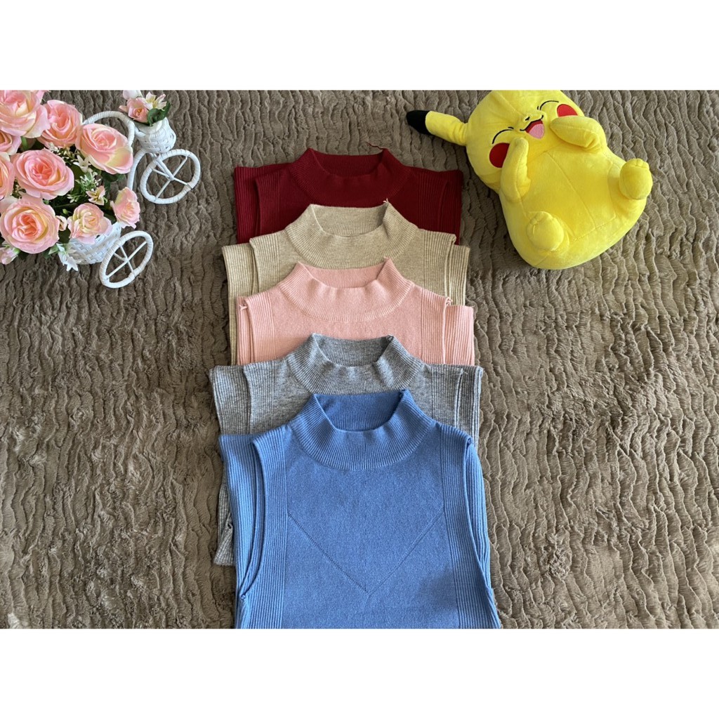ÁO LEN CỔ LỌ NỮ SÁT NÁCH