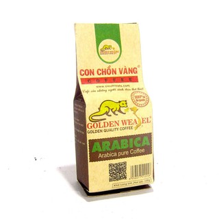 Cà Phê Chồn Vàng - Arabica Nguyên Chất - 2 Túi Kraft 100g