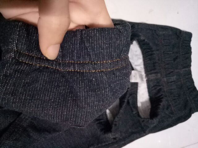 Quần giả jean chất da cá cho bé trai bé gái