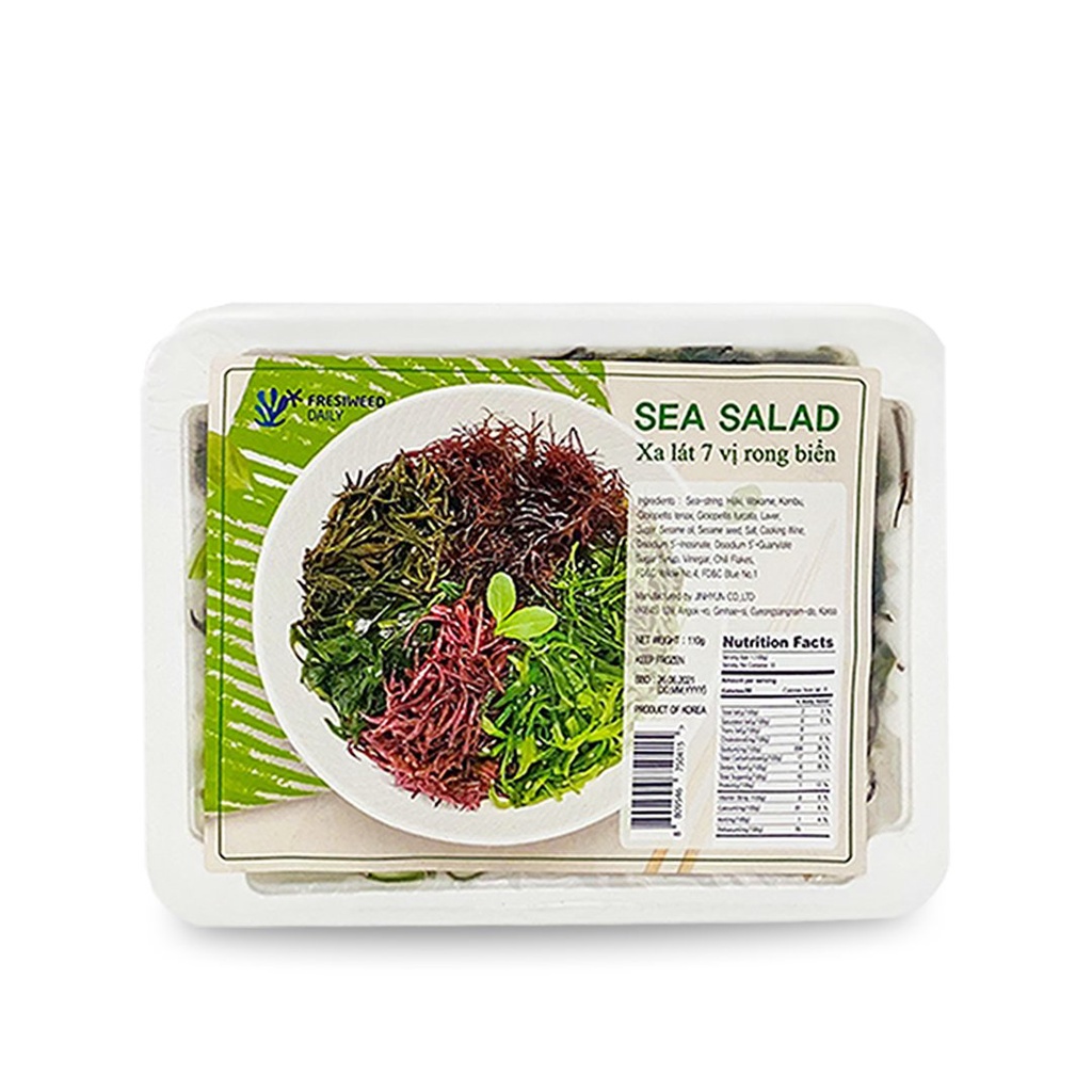 Salad Rong Biển ăn liền Rong Biển Tươi trộn mè Fresiweed 1kg FENNC NOW SHIP