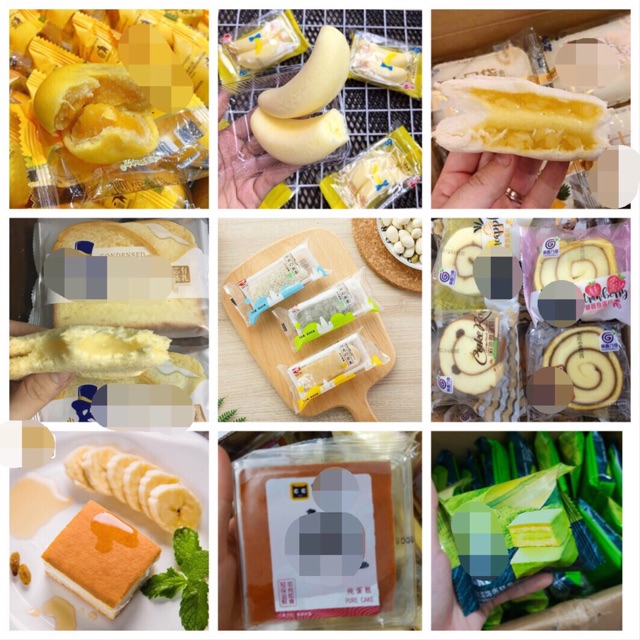 Bánh Đài Loan mix các loại bánh ngọt