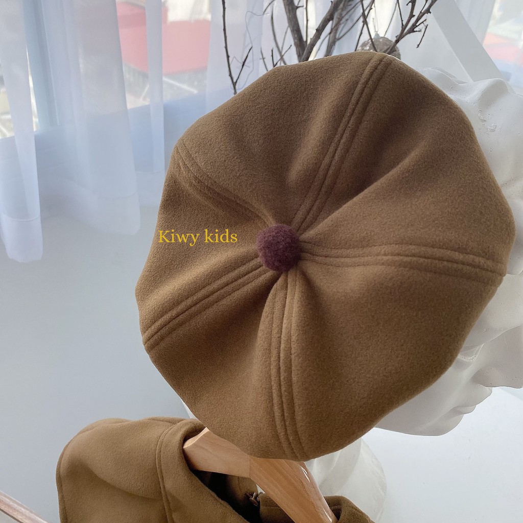 Váy dạ kèm mũ nồi KIWY KIDS dáng xoè phòng cách quý cô PARIS Kids05 cho bé gái từ 0 đến 12 tháng