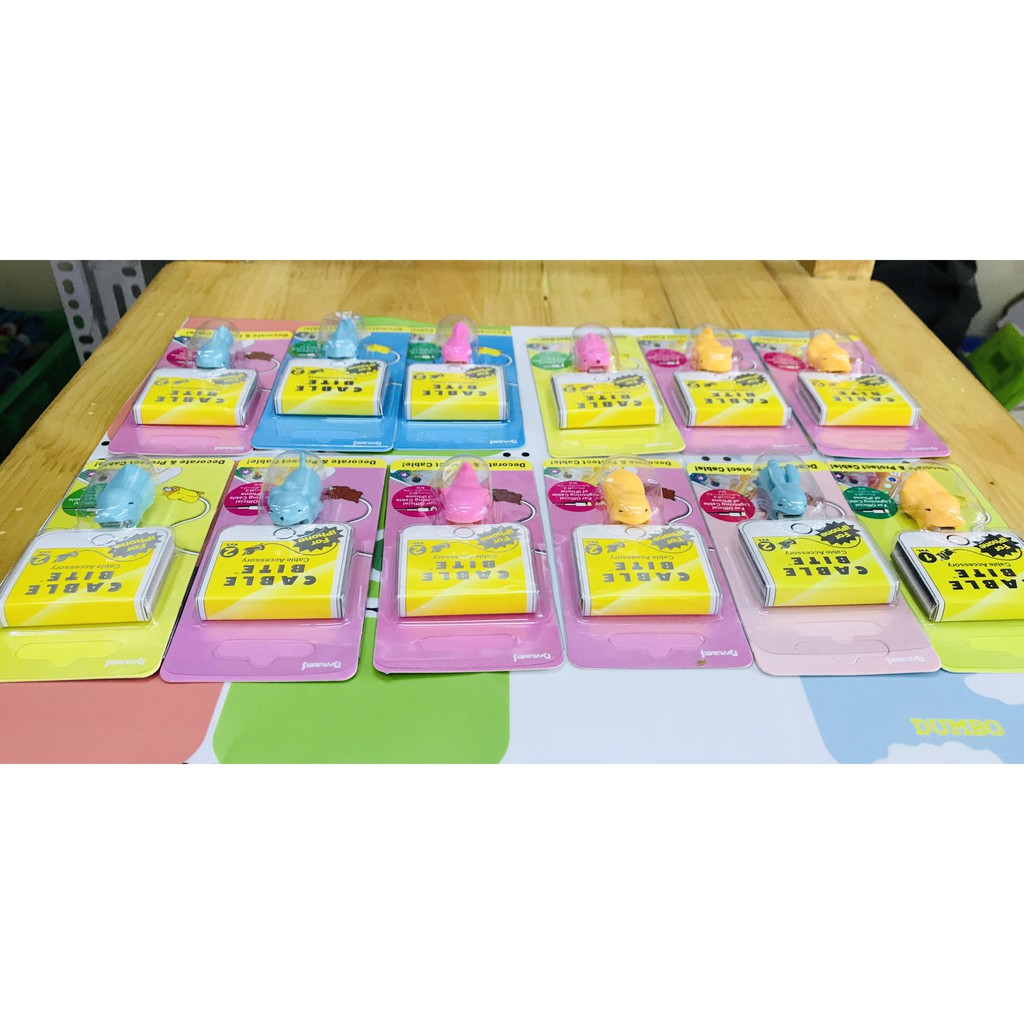 Thú Silicon Ngậm Đầu Dây Sạc Cute | BigBuy360 - bigbuy360.vn