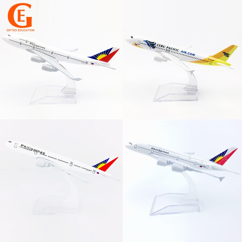 Philippine Airlines Boeing 747 777 Mẫu Máy Bay PAL Airbus A380 Cebu Pacific A320 Diecast Kim Loại Má