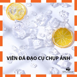 Đá viên giả chụp ảnh - Set đá viên trong suốt làm phụ kiện chụp hình - Ditu Decor