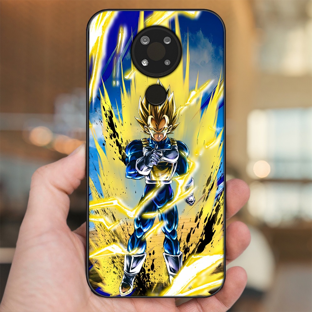Ốp lưng Nokia 3.4 viền đen in hình Vegeta Dragon Ball