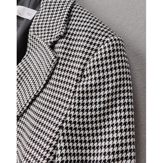 [ ORDER ] Áo blazer hoạ tiết houndstooth MNG