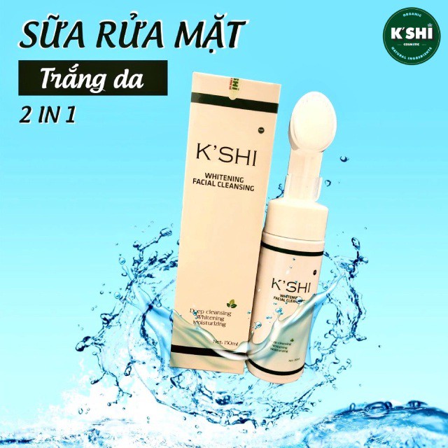 [KM SOCK] Sữa Rửa Mặt Ngừa Mụn Kiềm Dầu K'shi Có Đầu Cọ Massage Tạo Bọt 150ml Hàng Chính Hãng | BigBuy360 - bigbuy360.vn